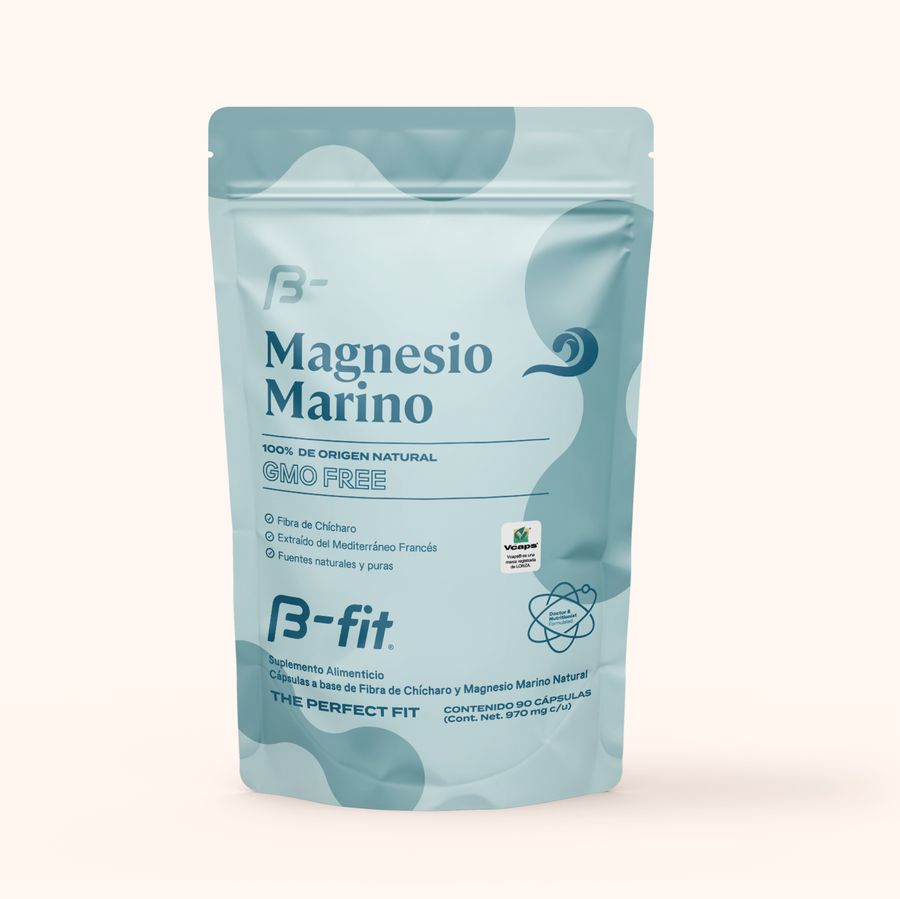 Magnesio Marino B-fit, presentación de 90 cápsulas