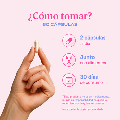 M-Bella Multivitamínico Mujer - 60 Cápsulas | 30 Porciones