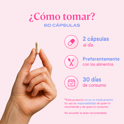 Multivitamínico para Mujeres 45+ años Premium - 60 Cápsulas Veganas | 30 Porciones