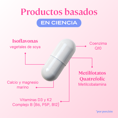Multivitamínico para Mujeres 45+ años Premium - 60 Cápsulas Veganas | 30 Porciones