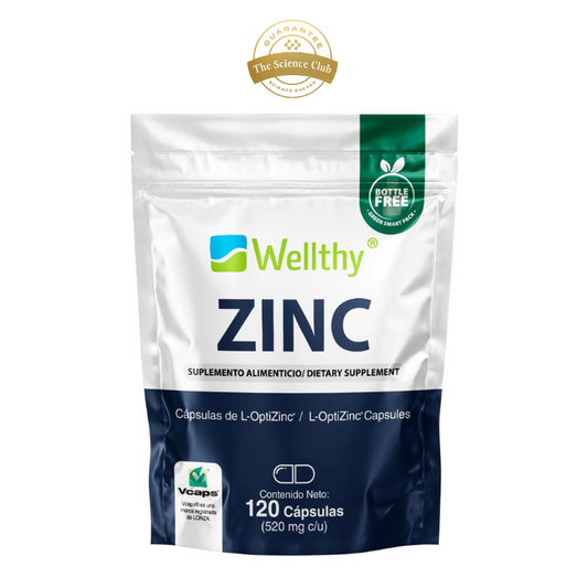 Zinc | 120 Caps. | Wellthy