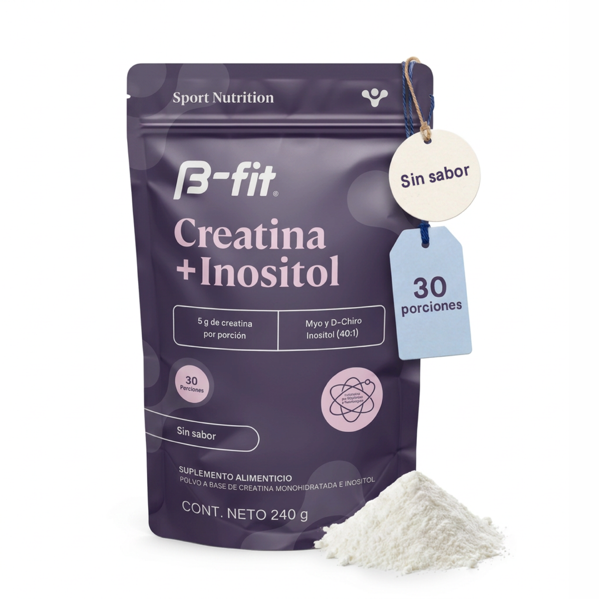 Creatina + Inositol - 30 porciones