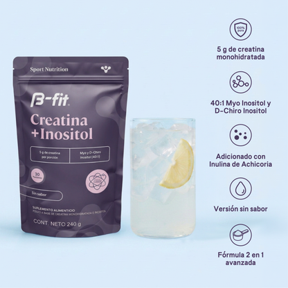 Creatina + Inositol - 30 porciones