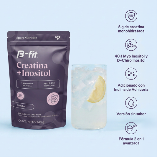 Creatina + Inositol - 30 porciones | Sin Sabor