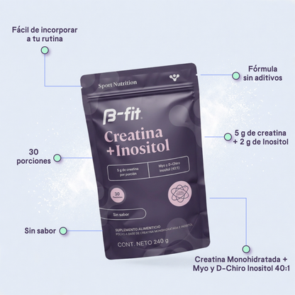 Creatina + Inositol - 30 porciones