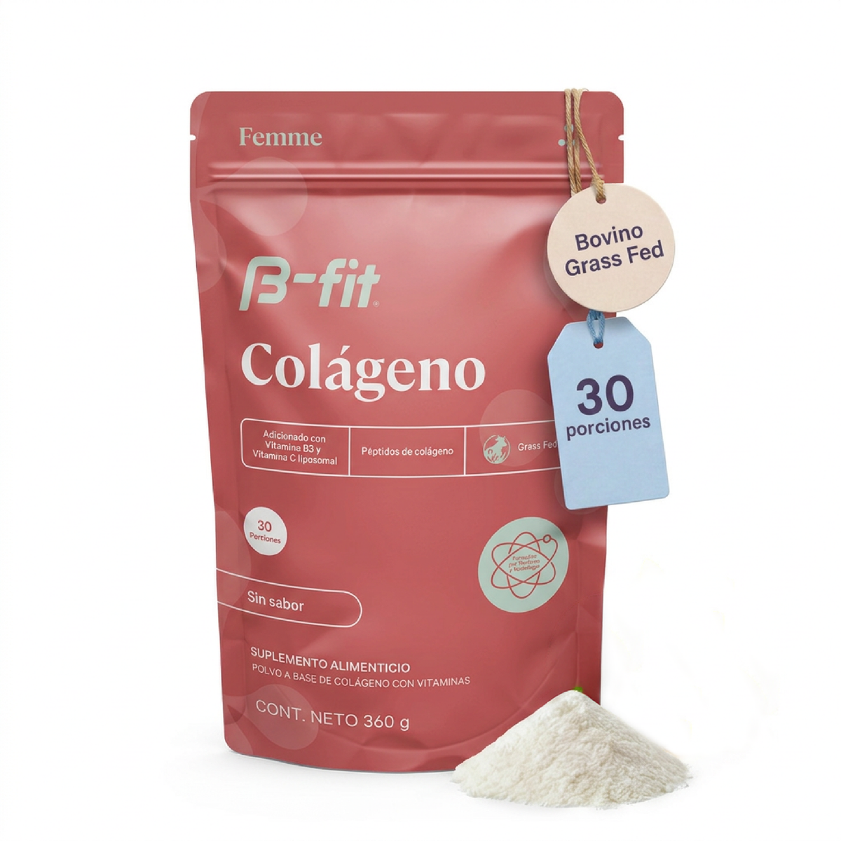 Colágeno Bovino (Grass Fed) - 30 porciones