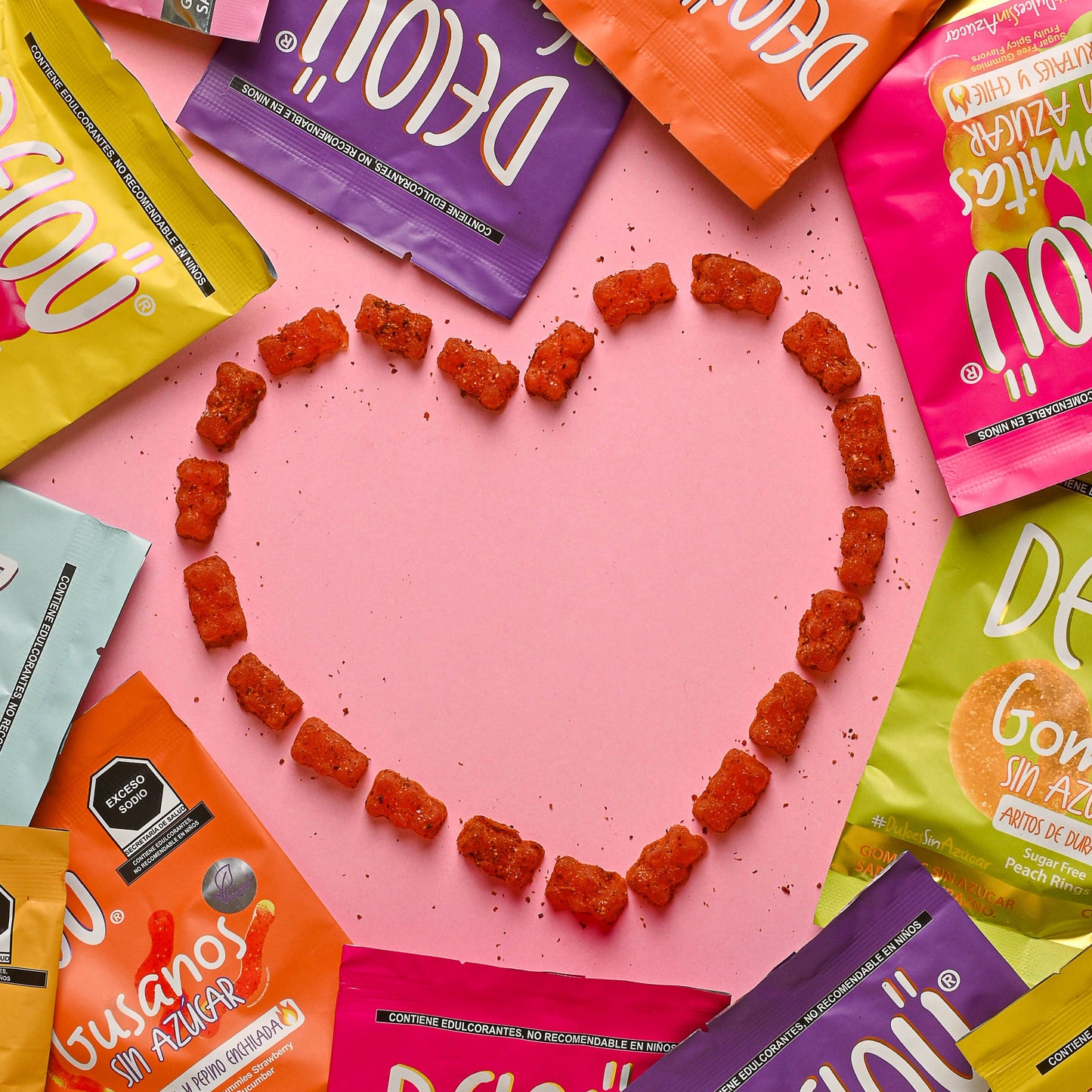 Deloü Gomitas Mix Enchilado - 15 piezas