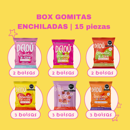 Deloü Gomitas Mix Enchilado - 15 piezas