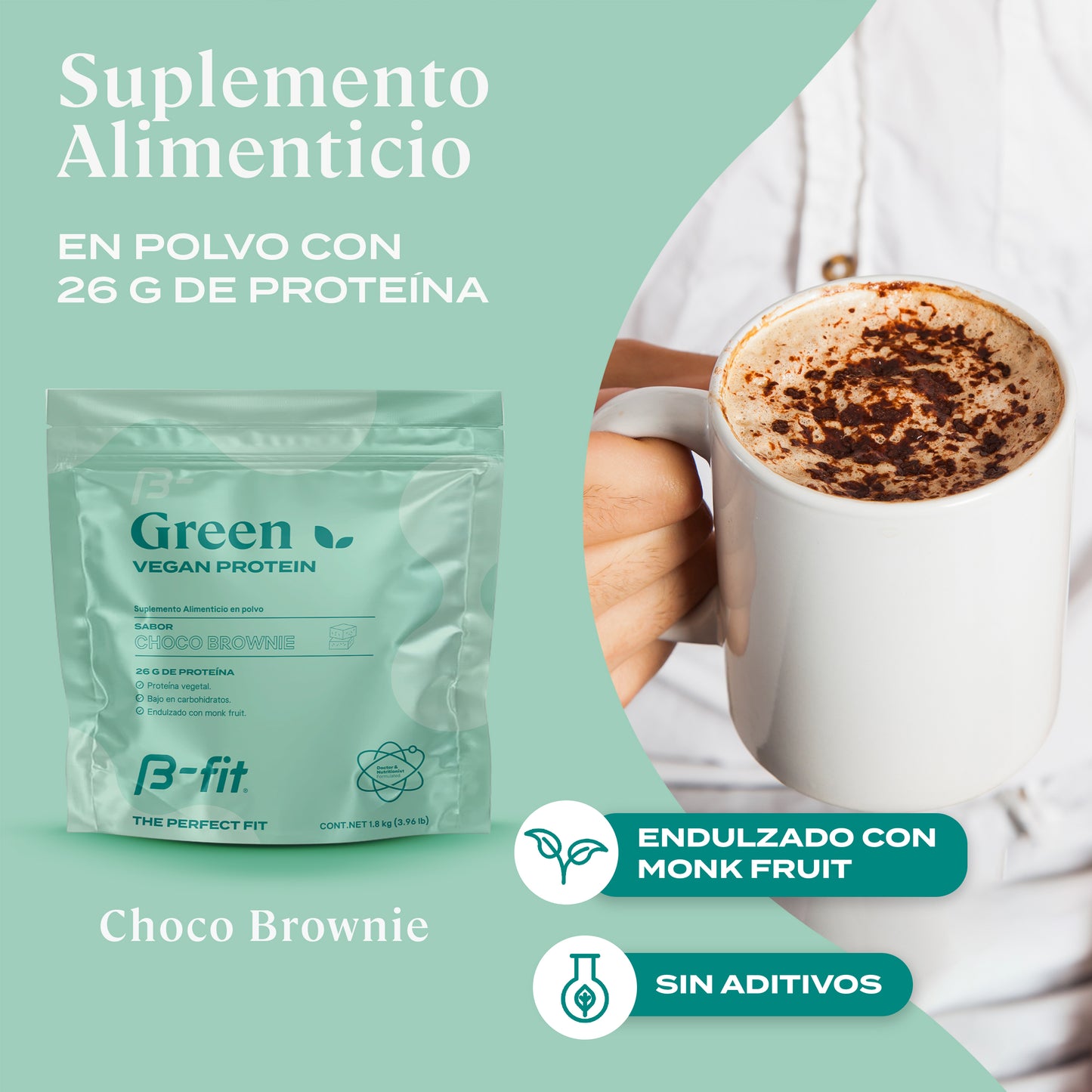 Proteína Vegana - 57 porciones (1.8 Kg)