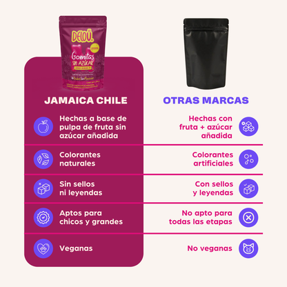 Deloü Ositos Jamaica Chile (Fruity Gummies) | Sin Sellos