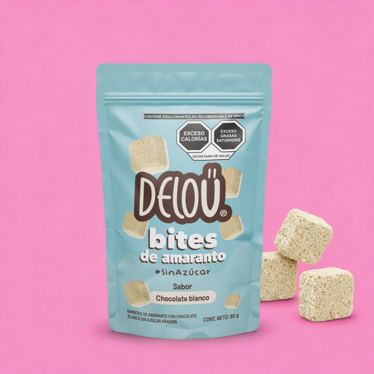 Deloü Bites de Amaranto Chocolate Blanco