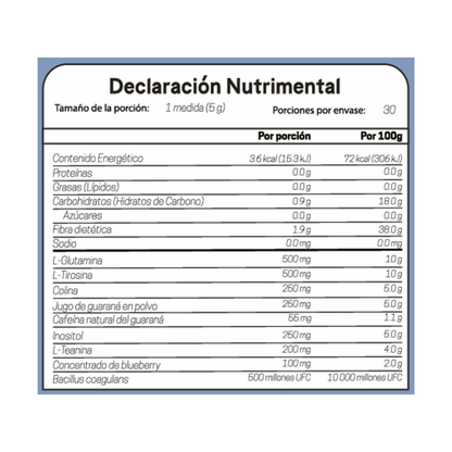 Tabla nutrimental
