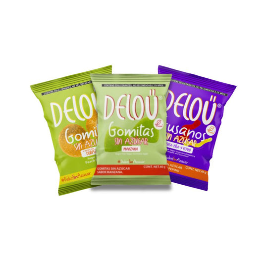 Deloü Gomitas Mix Vegano - 12 piezas