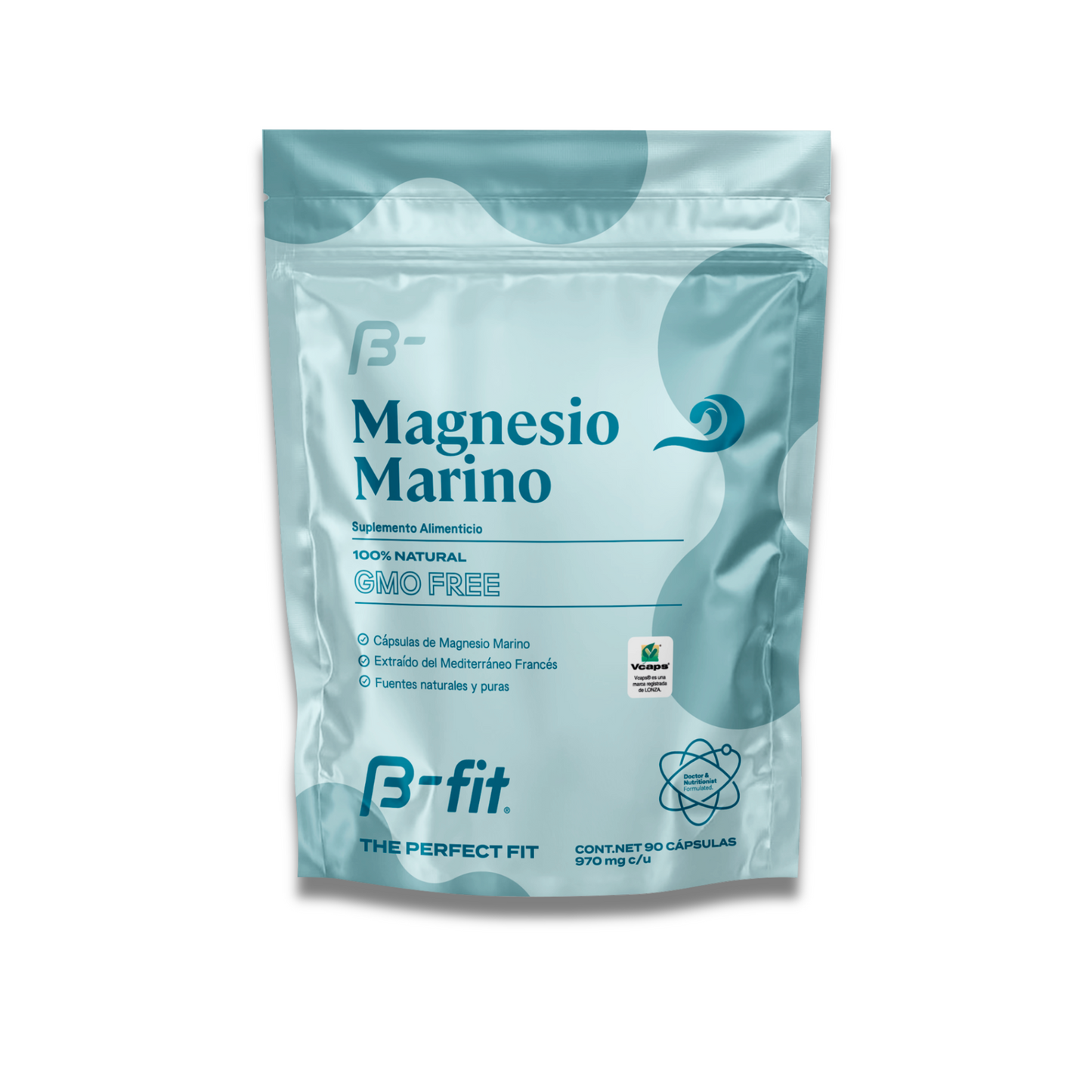 Magnesio marino 100% natural - 90 cápsulas