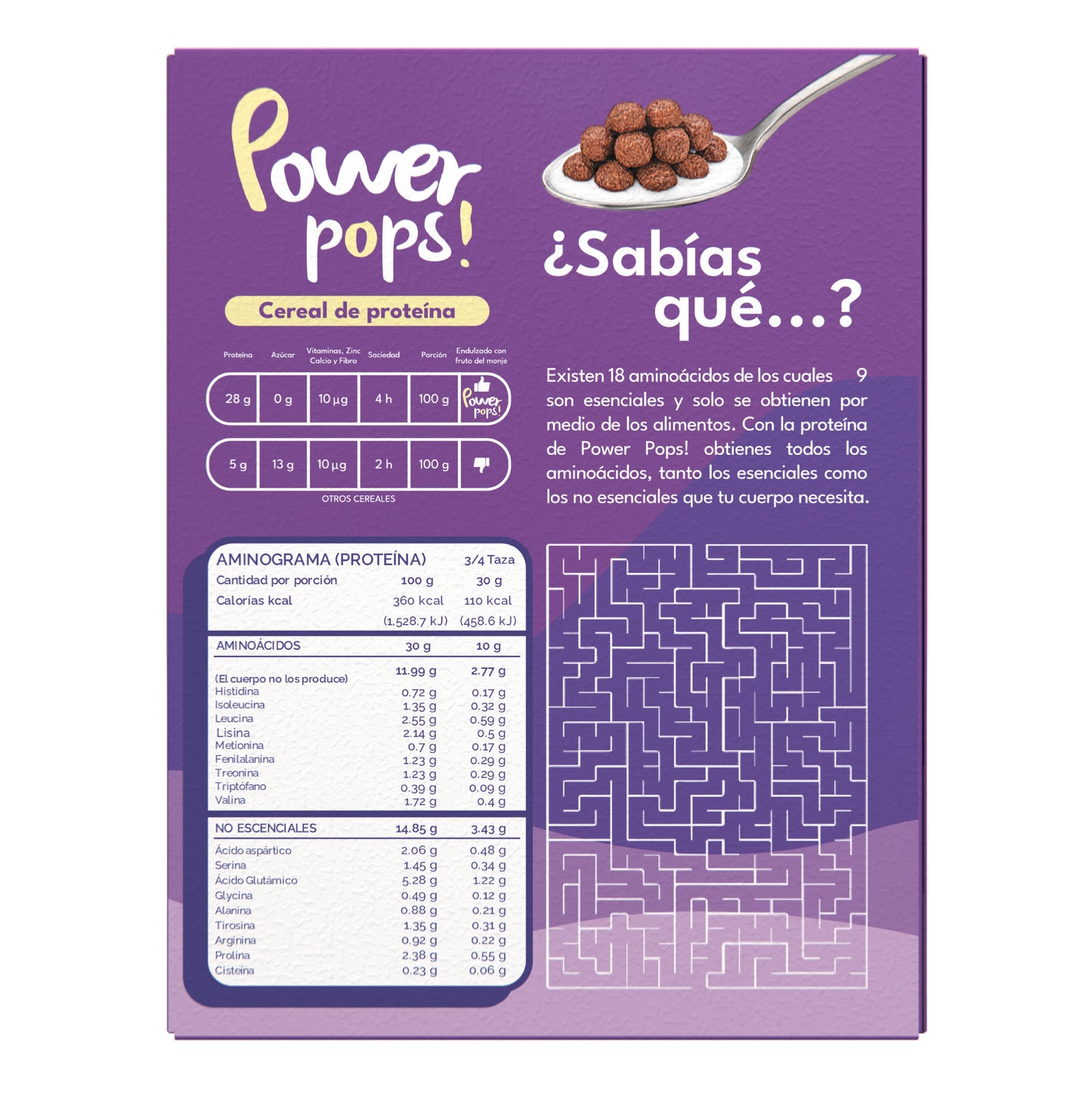 Cereal Alto En Proteína (200gr) | Power Pops!