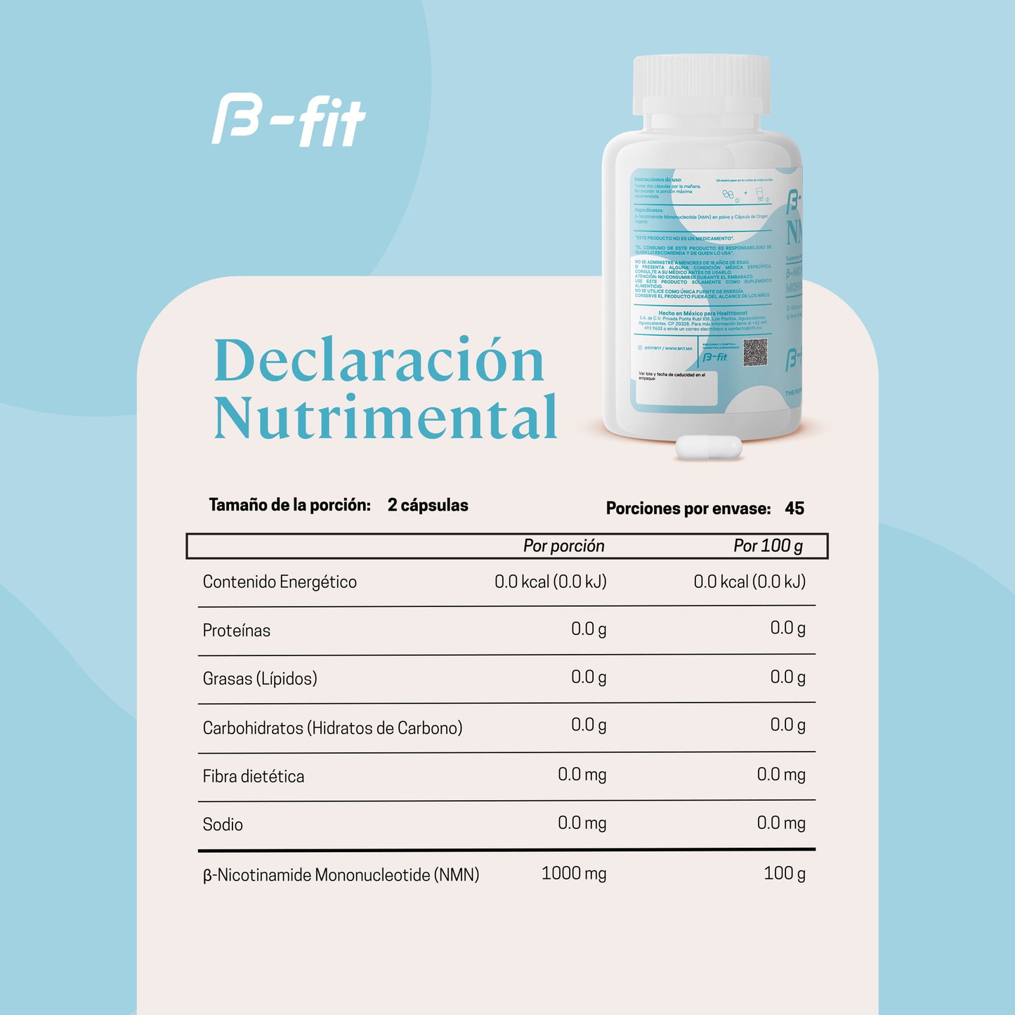 tabla nutrimental