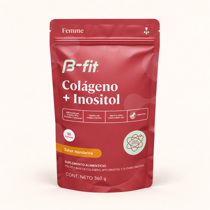 Pouch de colágeno y inositol sabor mandarina