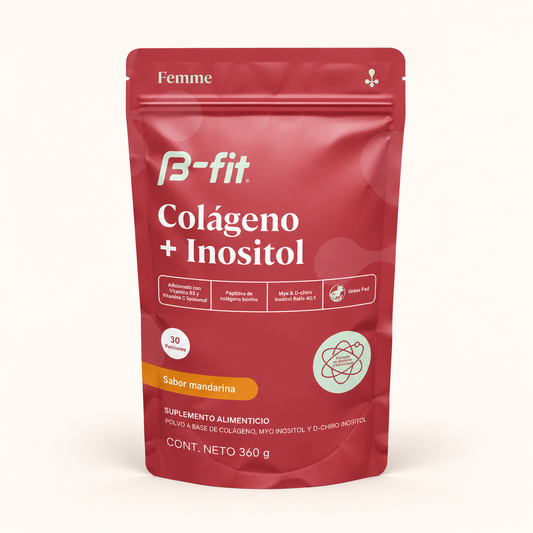 Pouch de colágeno y inositol sabor mandarina