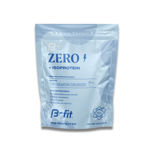 Proteina Zero+ Isolated sabor Cinnamon Crunch - 600g (17 servicios)