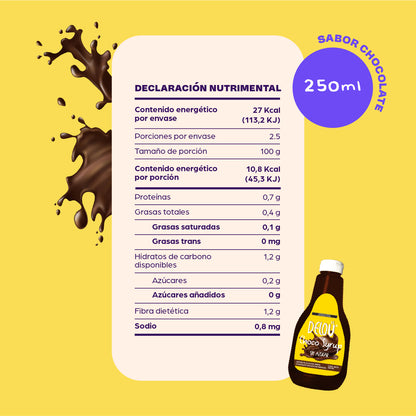 Deloü Choco Syrup sin Azúcar