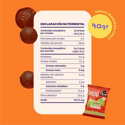 Deloü Gomitas Manzana Enchilada