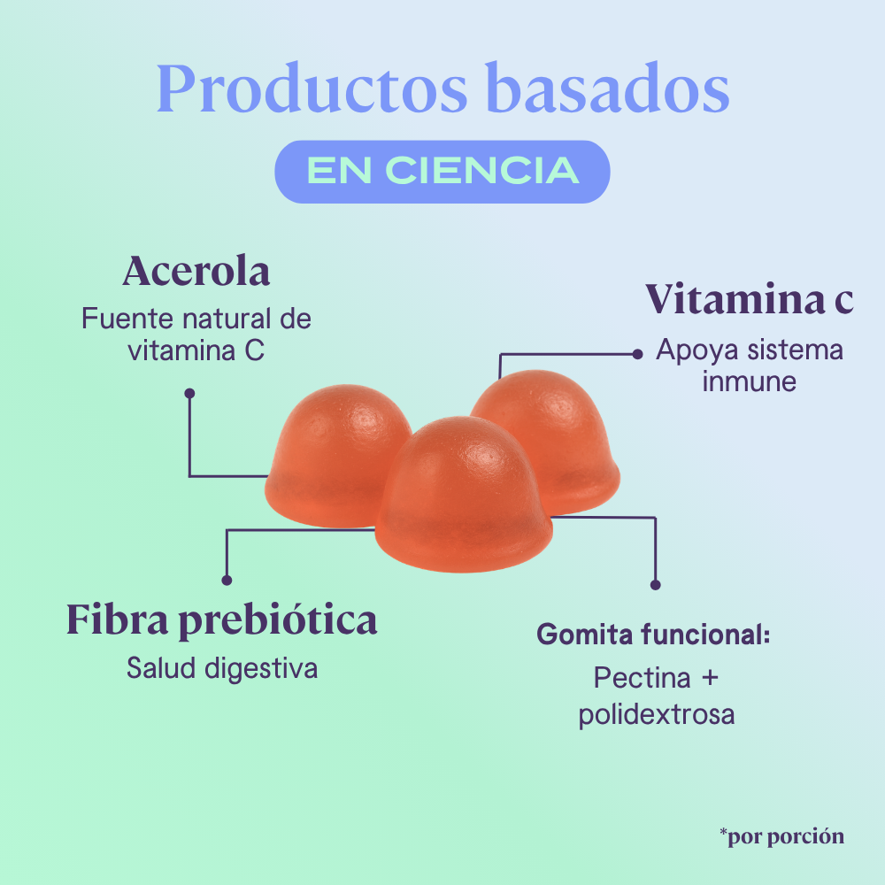 Gomitas Inmune de Vitamina C y L-Optizinc® - 90 gomitas