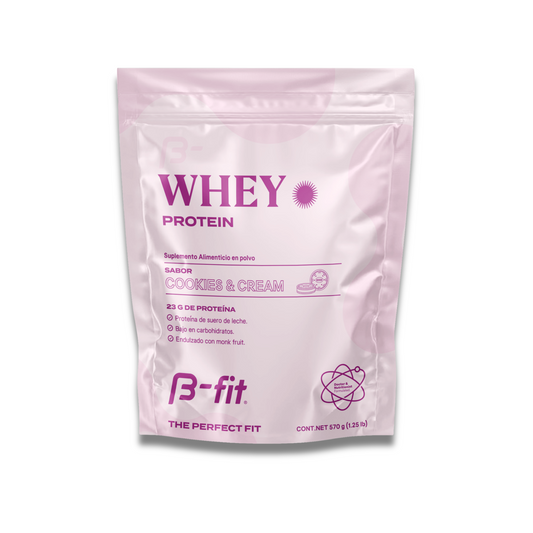 Proteína Whey sabor Cookies and cream - 570g (19 servicios)
