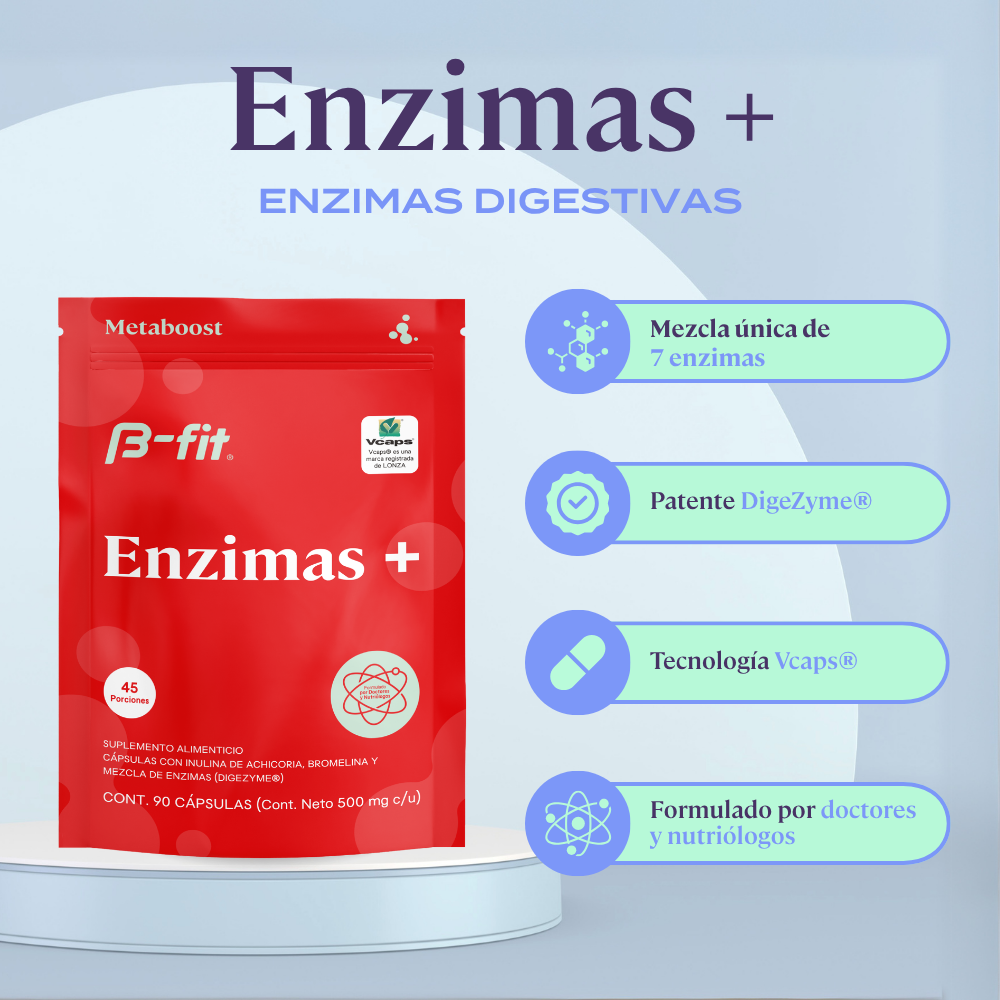 Enzymas Blend (DIGEZYME®) - 90 Cápsulas