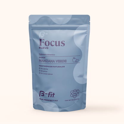 Nootrópicos Naturales | Focus Elev8 sabor manzana verde - 150g