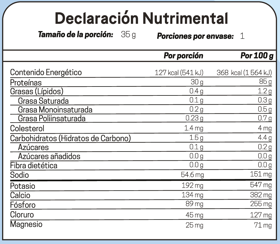 Proteina Zero+ Isolated sabor Vainilla - 35gr (1 servicio)