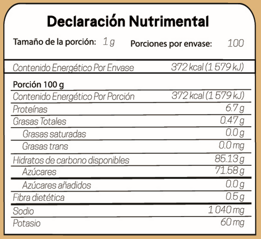 Monk Fruit 100% Puro - Fruta del Monje Sin eritritol - 100 g