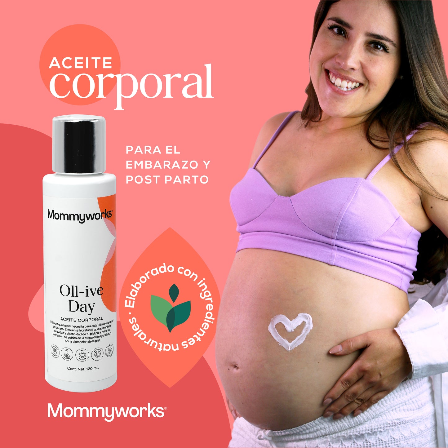 Oll ive | MommyWorks | Aceites naturales para cuidado de la piel durante embarazo