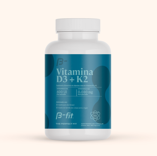 Vitamina D3 + K - 120 Cápsulas