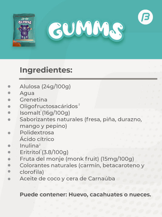 Pack de Keto Snacks Mix 10 gomitas (5 Enchiladas y 5 Frutales) - 400g